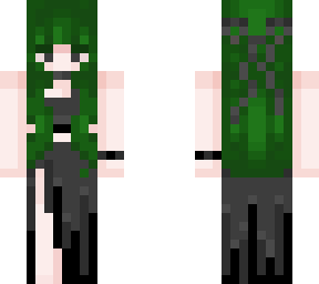 green haired widdow