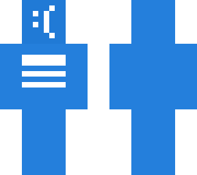 modern blue screen of death skin