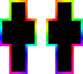 neonical rainbow (bridged gap on sides of legs)