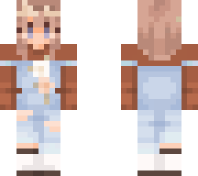 overalls - fixed hair