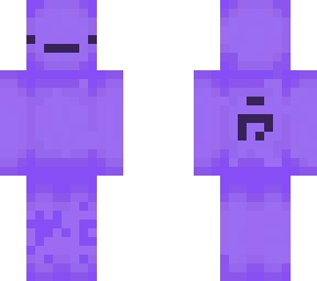 purple man with texture (japanese symbol on back)