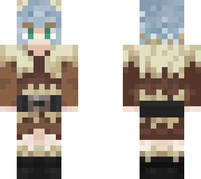 Taiga Villager Girl | Minecraft Skin