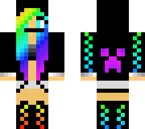mcjazzjasminejr (rainbow creeper girl ninja)