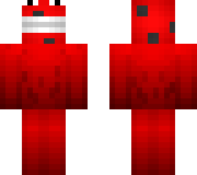 piranha plant with eyes (red and black version