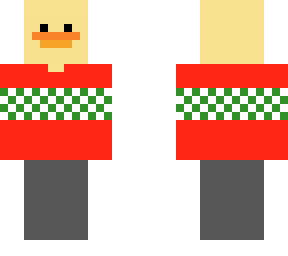 sweatered duck