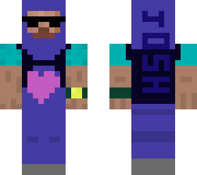 josh rose fbi agent epic blue pink heart parachute sunglasses awesome skin+watch