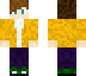 man in a yellow suit jacket