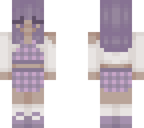 purple hair girl