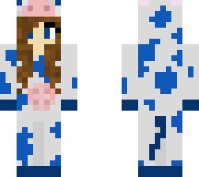 blue cow onesie (girl)