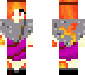 candle fire girl