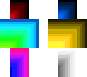 cool color rainbow style