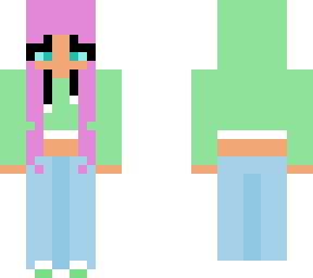 green hoddie girl