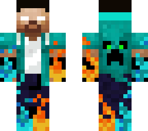 herobrine water & fire