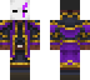 masked purpler person