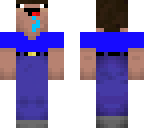 noob in blue shirt