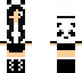panda girl black hair
