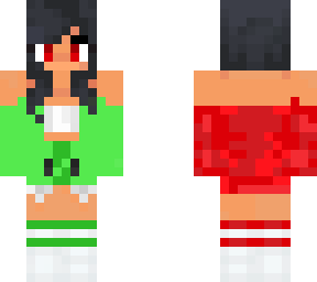 aphmau but green (kinda)