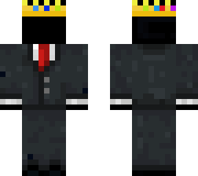 black suit tie | Minecraft Skin