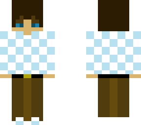 blue chequered boy