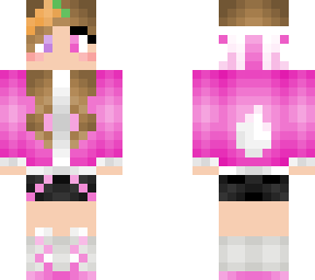 bunny hoodie girl
