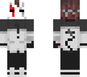 clad masked wolf