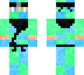 green and blue ninja