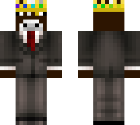 lore cow in suit