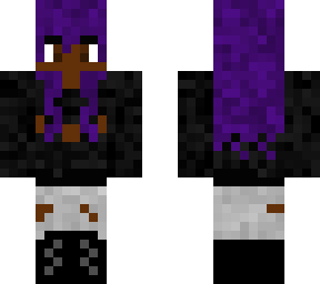 purple haired alt femme