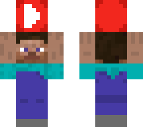 steve with youtube logo on head