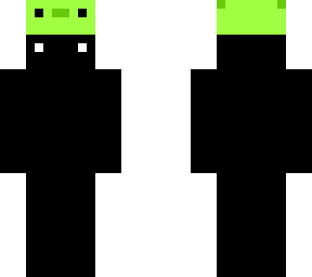 blob with green axolotl hat