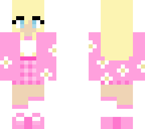 blonde and pink