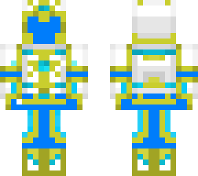 blue wearing tim's armour | Minecraft Skin
