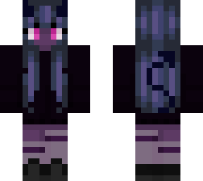 demon blue girl