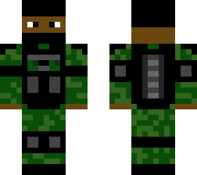military armor *on a person*