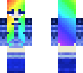 rainbow haired elsa