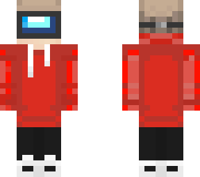 red among us hoody ~ duckiezog