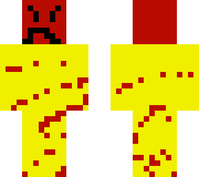 angry yellow aura man