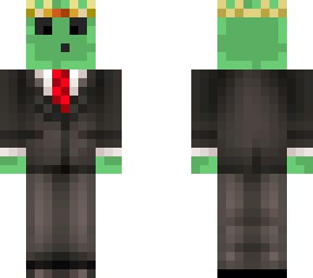 crowned slime in suit