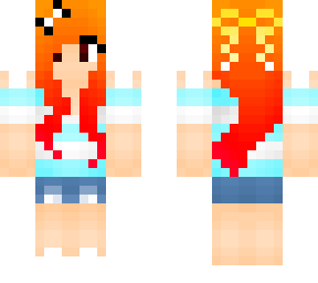 fiery haired girl