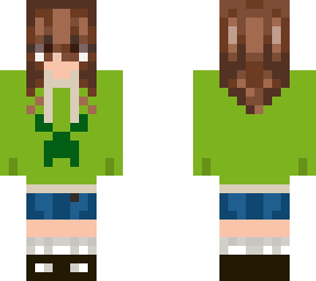 girl with creeper hoodie