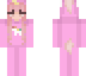 pink haired pink unicorn