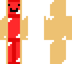 shiny hotdog skin for minecraft