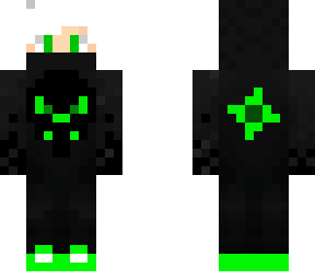 skin roja a verde mi skin