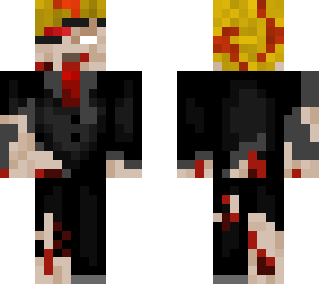 zombie red tie skin