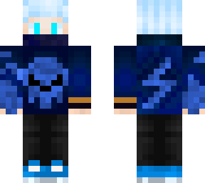 blue skull