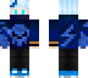 blue skull