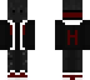 grey man in red hoodie