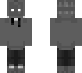 old skin with a mask