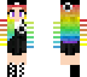 rainbow w/ flowers