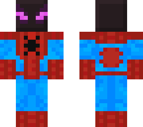 enderman disfrazado de spiderman